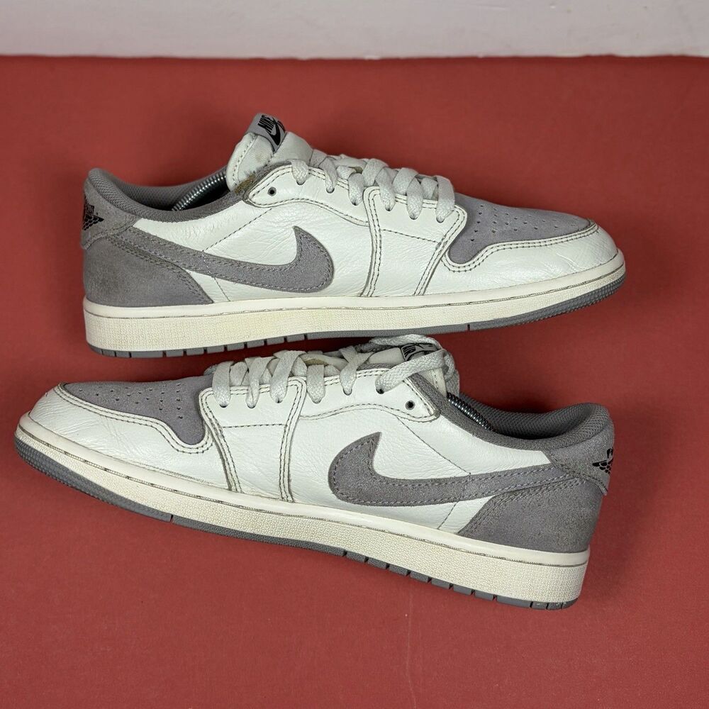 Nike Air Jordan 1 Retro Low OG Atmosphere Grey Sail CZ0790-101 Men's Size 9 - Picture 2 of 7